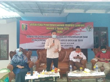Anggota DPRD Lampung Turun ke Dapil Cegah Penularan Virus Covid-19