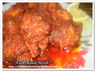 NMY- House of Satay: Nasi Serai & Ayam Masak Merah