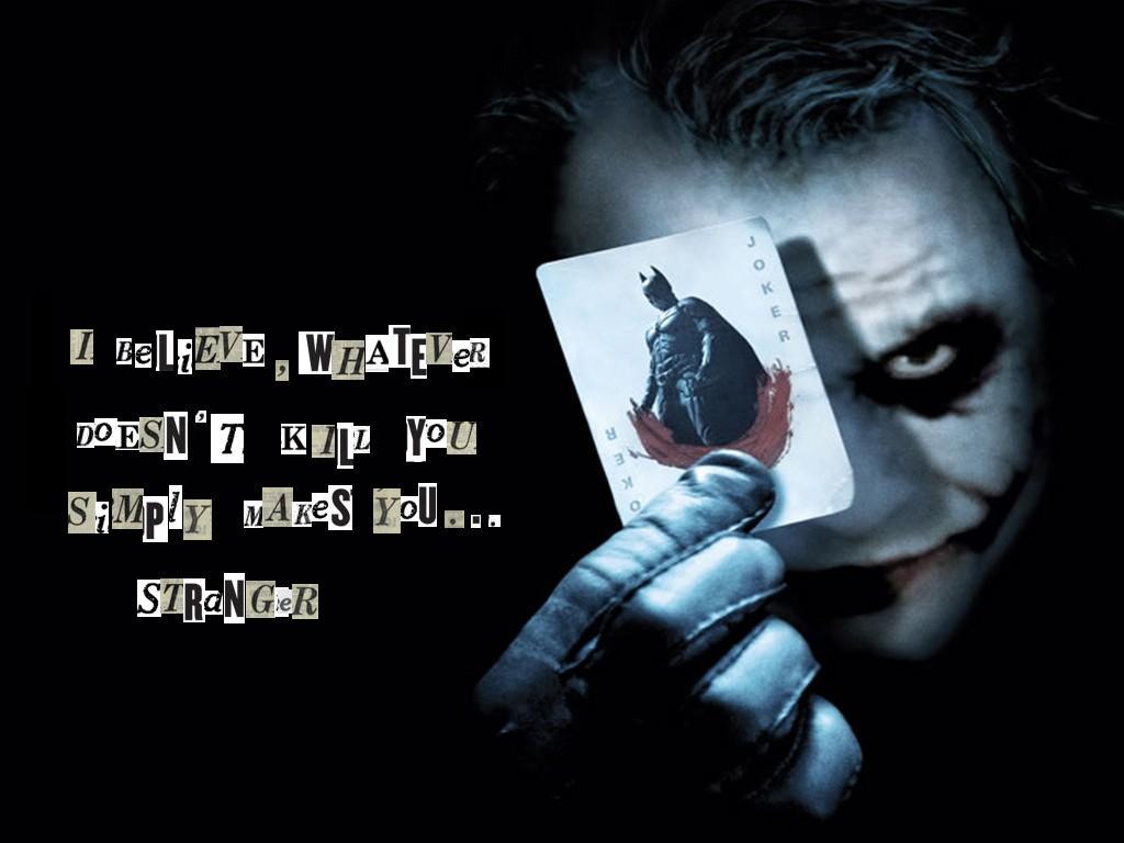 Heath Ledger Joker Quote