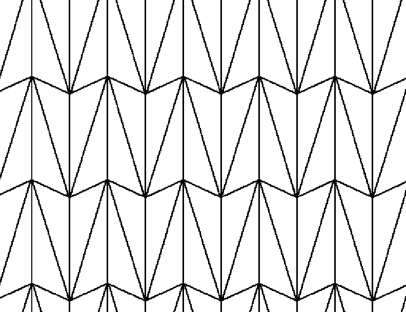 Triangulations Geometric Triangle Stencil Pattern - Bonnie Christine