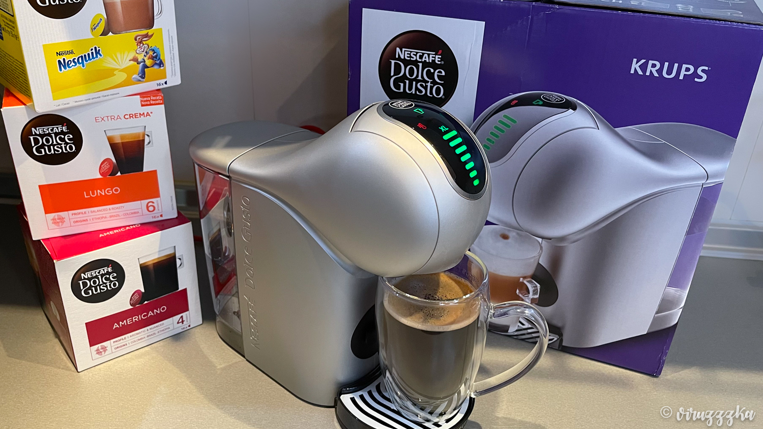 NESCAFE DOLCE GUSTO KRUPS GENIO S TOUCH Coffee Machine Review Test