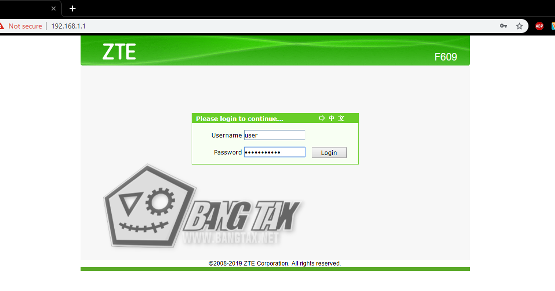 Username Dan Password Terbaru Modem Indihome Zte F609 - 192 168 1 1 Zte Zxhn F609 Router Login ...