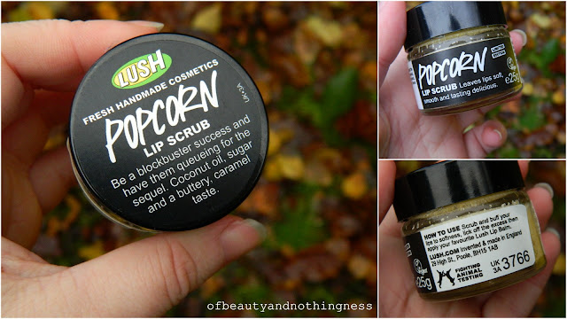 Lush Popcorn Lush Scrub Review