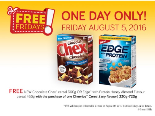 *Reminder* Chocolate Chex or Edge Free Cereal Coupon