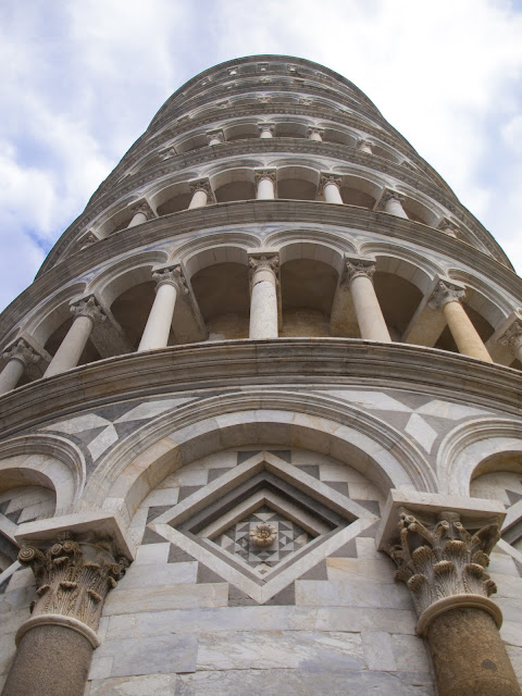 jiemve, Italie, Pise, tour, torre pendente, arches, colonnes