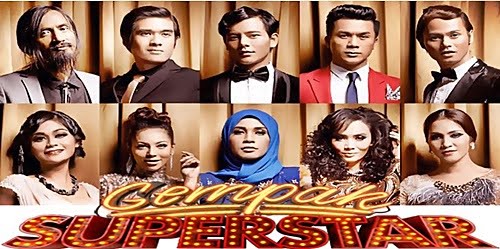 konsert akhir gempak superstar minggu 6, senarai lagu peserta gempak superstar minggu keenam, gambar konsert final gempak superstar akhir minggu 6