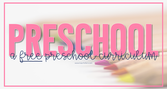 Preschool Curriculum Overview