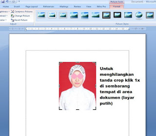 Cara Memotong Gambar di Word