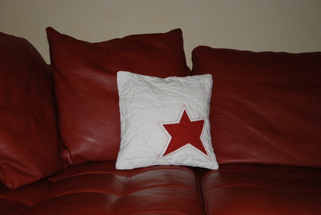 Quilted Christmas Cussion
