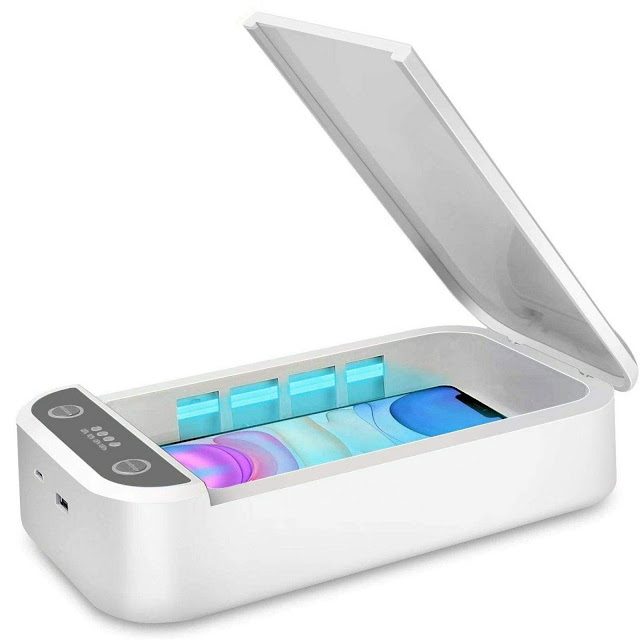 Watolt UV Light Sanitizer - Cell Phone Sanitizer Sterilizer Cleaner Box for Smartphone