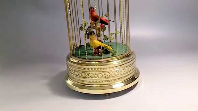 Mechanical Singing Bird Cage