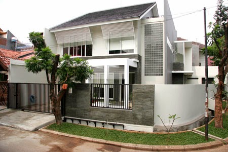 Desain Rumah Pojok