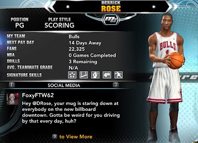 NBA 2K13 Derrick Rose MyCareer Player