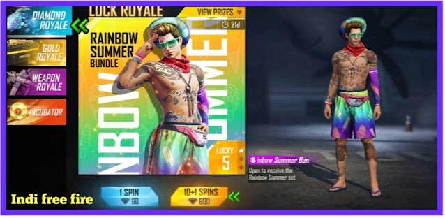 How to get new Rainbow Summer Bundle in Free Fire MAX 2022 ?