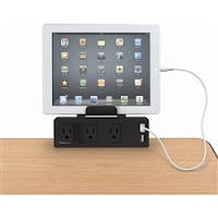 Clamp On Outlet and USB Charger for Desks