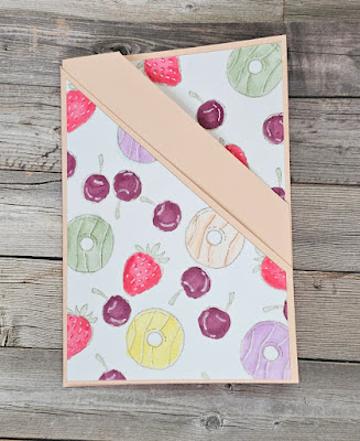 Ice cream swirl stampin up pocket fold card