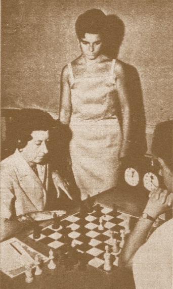 Pepita Ferrer en el Campeonato de España femenino de 1961
