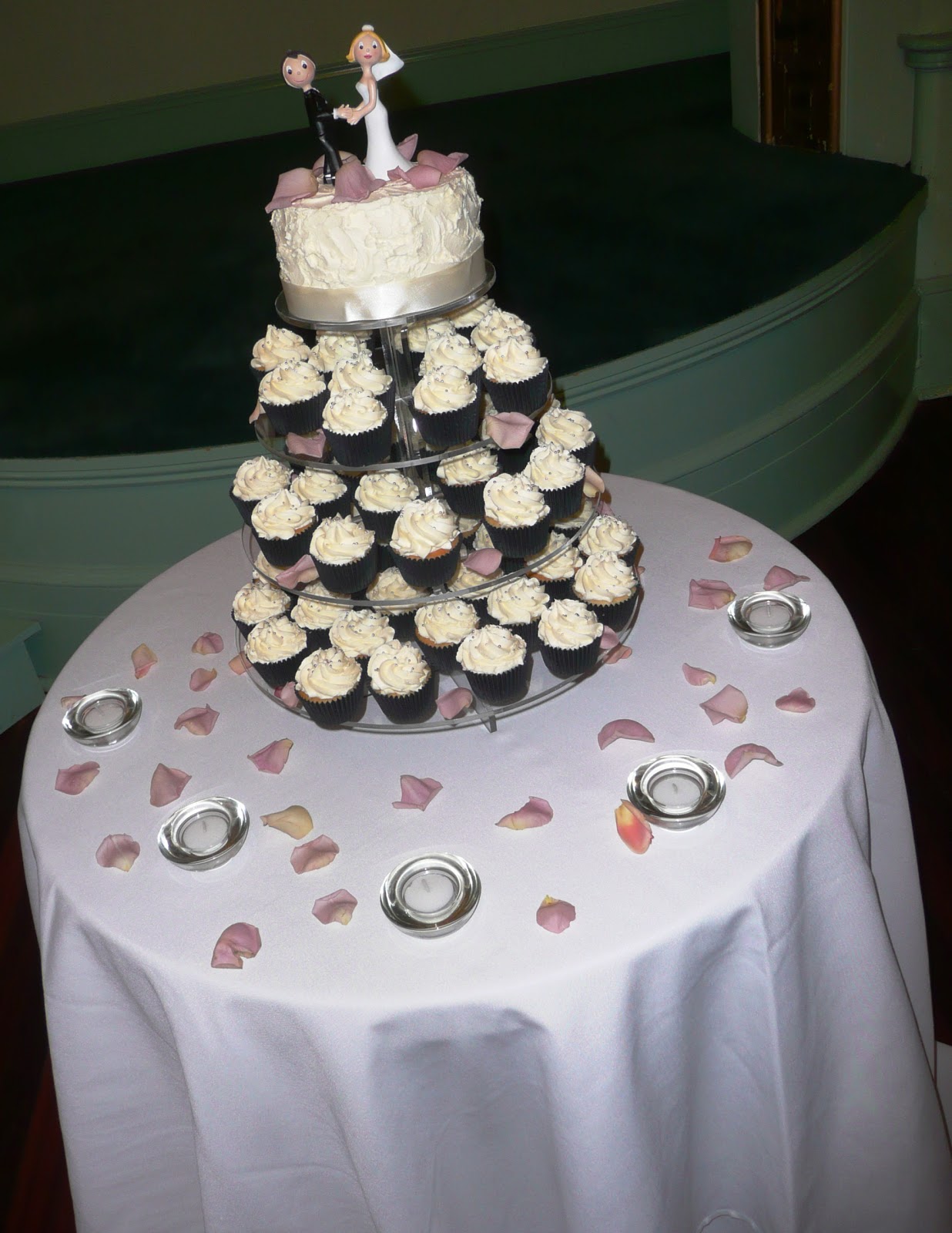 wedding cupcake tower