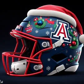 Arizona Wildcats Christmas Helmets