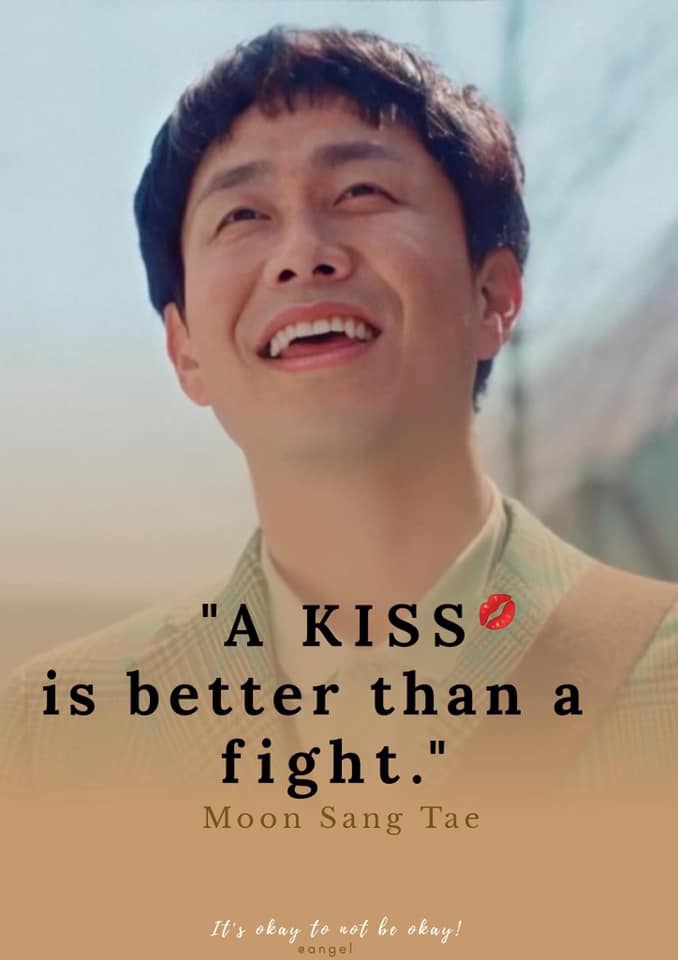 A Kiss Is better than a fight- Moon Sang Tae