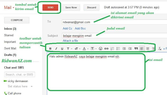 Cara Mengirim Pesan Email di gmail