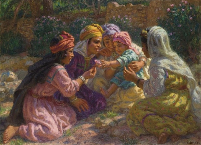 French Orientalist Painter- "Nasreddine Dinet" (1861-1929)