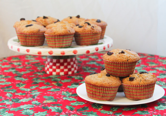 Food Lust People Love: Candied fruit Christmas muffins are made with a sweet, but not too sweet, vanilla crumb, filled with a mix of chewy fruit. They smell wonderful while they bake, filling the house with the sweet scent of Christmas. Perfect for a holiday breakfast or snack time with a hot cup of tea.