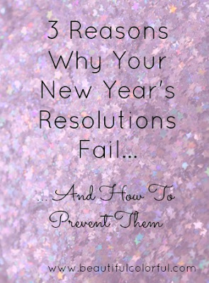 reasons why new year's resolutions fail - glitter star confetti 