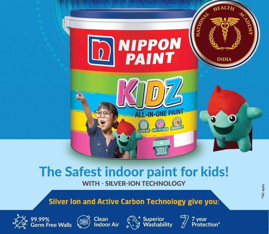 Silicon Village Nippon Paint S Kidz All In One Paint Receives Nha Certification