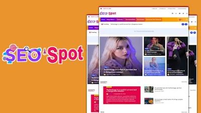 SEO Spot -  Magazine Blogger Template
