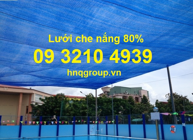 Lưới che nắng cho hồ bơi