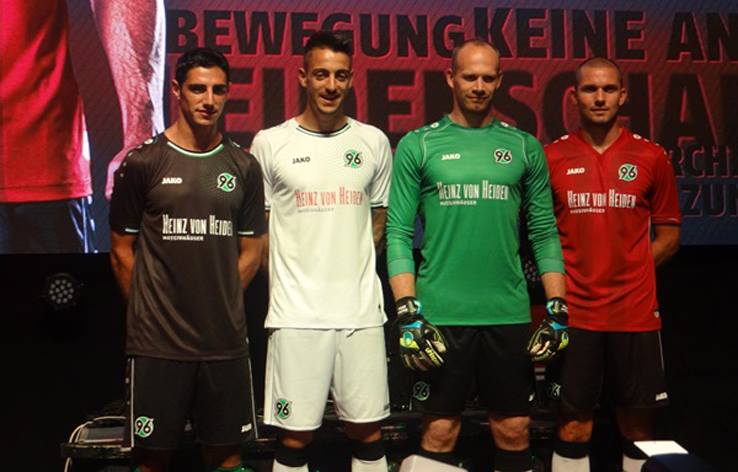 New Hannover 96 14 15 Kits Released Footy Headlines