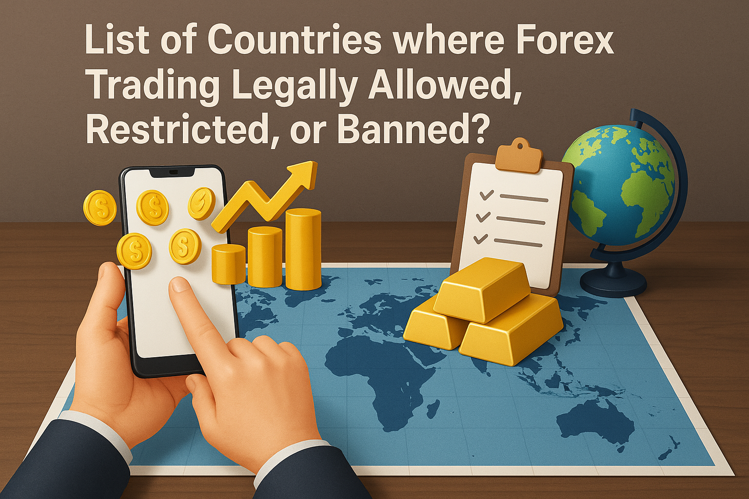  List of Countries where Forex Trading Legally Allowed, Restricted, or Banned?