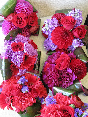 Color Harmony A Red and Purple Wedding The Wedding Party