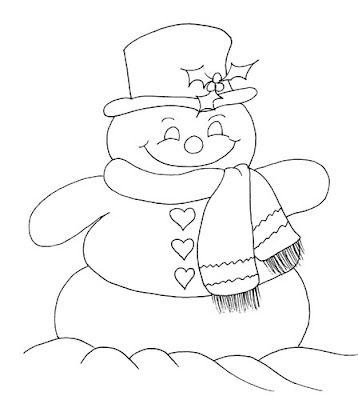 Snowman Coloring Pages for Kids