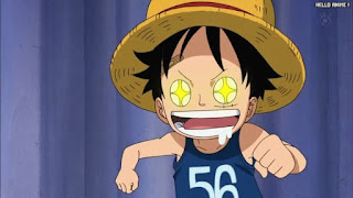 ワンピースアニメ 幼少期 493話 ルフィ かわいい Monkey D. Luffy | ONE PIECE Episode 493