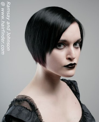 Big gothic hairstyles since the eighties emphasized height or largely styled