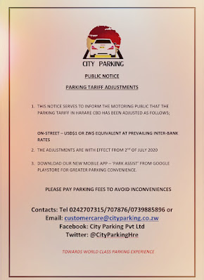 City of Harare Towing Fees
