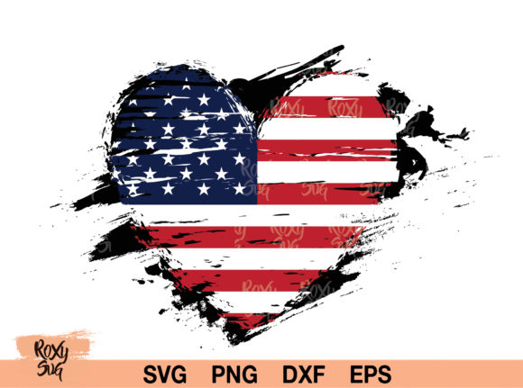 Download Distressed American Flag  for Cricut, Silhouette and Other Machine
