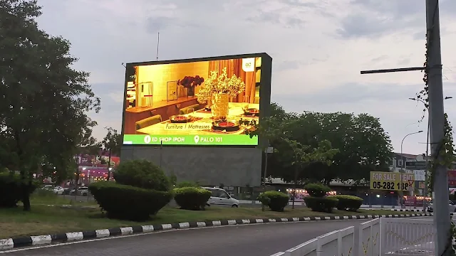 Ipoh LED Screen Advertising Malaysia Jalan Sultan Iskandar Digital OOH Advertising