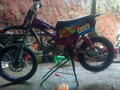 Gambar motor trail modifikasi asli