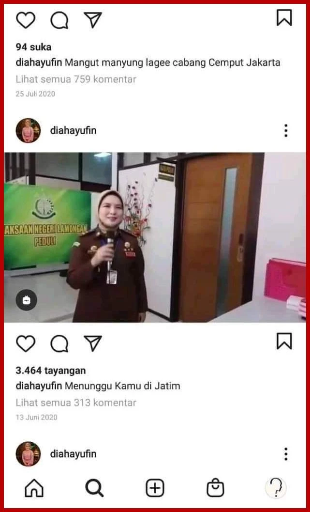 Lagi ramai di kolom komentar Instagram ibu jaksa yang dianggap suka potong Habib Rizieq b Dianggap Suka Memotong Bicara Habib Rizieq, Akun Instagram Jaksa Kasus HRS Diserbu Netizen