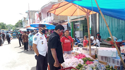 Wakil Bupati Samosir Monitoring Ketersediaan  Bahan Pangan Dan Sosialisasi Pola Hidup Sehat