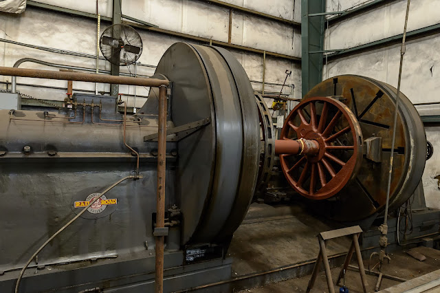 Wheel lathe at Tennessee Valley Railroad Soule Shops