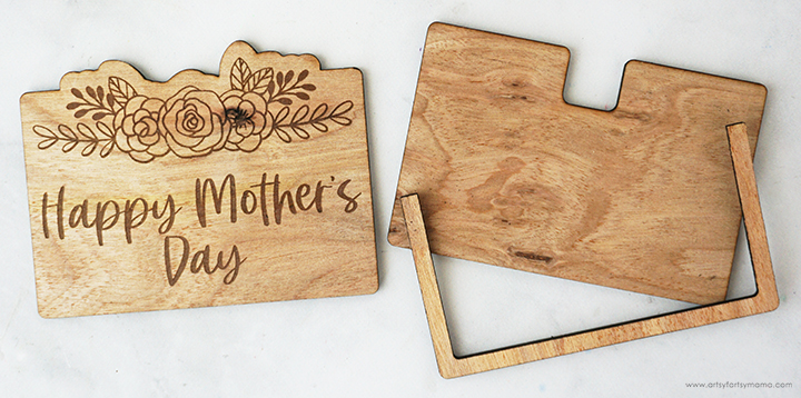 Mother's Day Wooden Gift Card Holder