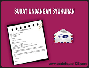 Contoh Surat Undangan Syukuran - Contoh Surat