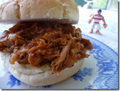 BBQ chicken sammies