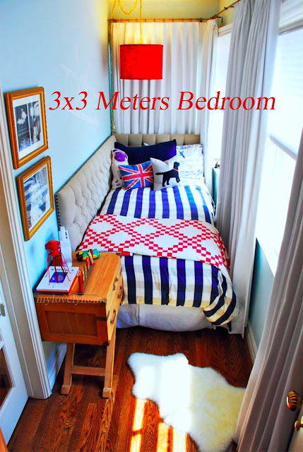 3x3 Meters Bedroom Layout