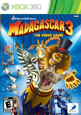 Madagascar 3 The Video Game Xbox 360 Cover Photo