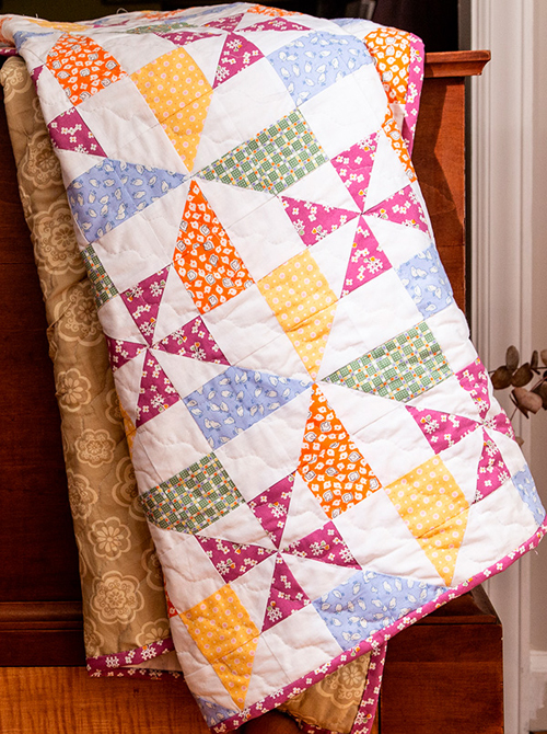 Double Windmill Quilt - Free Pattern